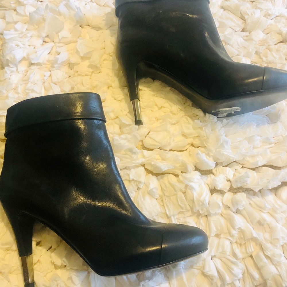 Chanel Black Ankle Booties Size 41 - Picture 3 of 7